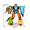 Números 0-9 Transforma Robô Conjunto Ação e Robô - Image 2
