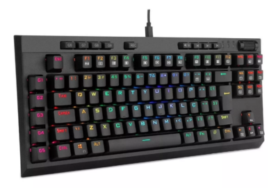 Teclado Óptico-Mecânico Gamer Redragon BroadSword Pro RGB, Switch Redragon Blue, ABNT2 - K588 RGB - Image 2