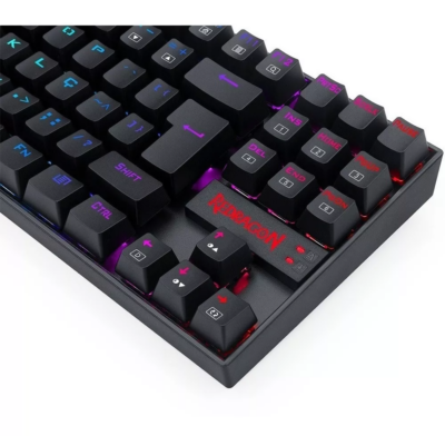 Teclado Mecânico Gamer Redragon Kumara, Anti-Ghosting, RGB, Switch Outemu Blue, ABNT2, Preto, PT - Image 2