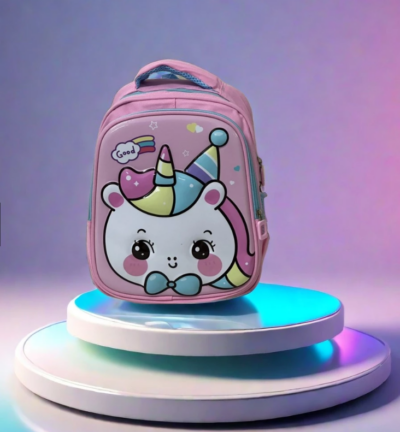 Mochila Escolar 3D Infantil Bolsa Menina Menino Grande com 2 divisórias, 2 bolsos 34cm A x 15cm L x 26cm C