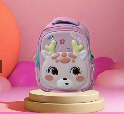 Mochila Escolar 3D Infantil Bolsa Menina Menino Grande com 2 divisórias, 2 bolsos 34cm A x 15cm L x 26cm C - Image 3