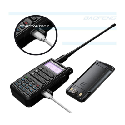 Rádio Comunicador Baofeng UV-16 Dual band 8W de potência e antena de ganho - Imagem 2