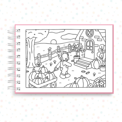 Livro de Colorir 50 Folhas  Caderno de Colorir 6 modelos diferentes escolha o seu - Image 3