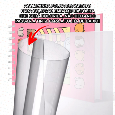 Livro de Colorir 50 Folhas  Caderno de Colorir 6 modelos diferentes escolha o seu - Image 4