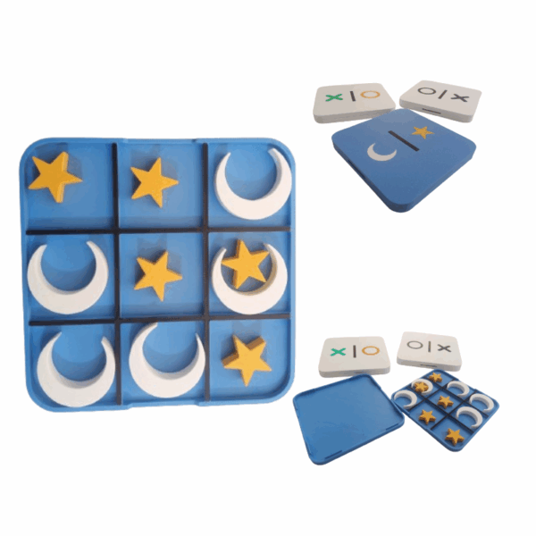 Jogo da Velha Brinquedos para adultos e crianças 12,5cm Jogos educativos