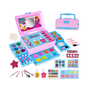 Maleta de Maquiagem Infantil, Manicure e pedicure Completa