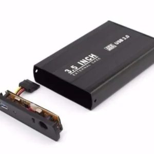 Case para HD SATA 3.5 Externo com Conexão USB 3.0 – Até 4TB, Super Slim, Compatível com PC, Notebook e Vídeo Game