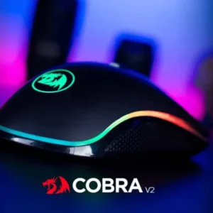Mouse Gamer Redragon Cobra, Chroma RGB, 10000DPI, 7 Botões, Preto - M711 V2