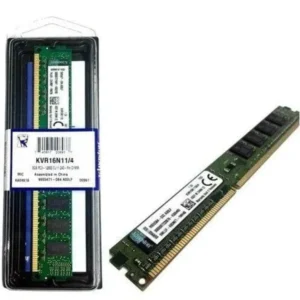 Memória Kingston 4GB DDR3 1600MHz CL11 para Desktop – KVR16N11/4 (240-Pin DIMM)