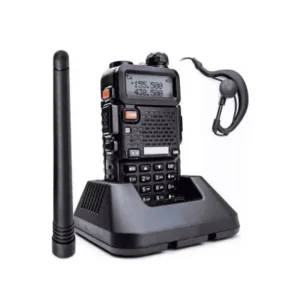 Rádio Comunicador Baofeng UV-5R Dual Band UHF/VHF 4W - Recarregável, Frequência 420MHz