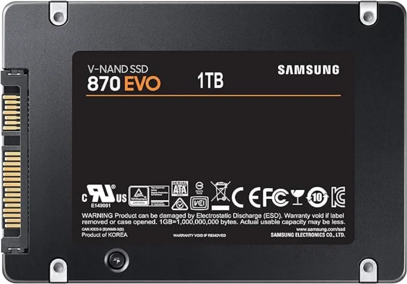 SSD Samsung 870 EVO 1TB SATA III 2,5” – Leitura até 560MB/s, V-NAND, Alta Performance para PC e Notebook - Imagem 3