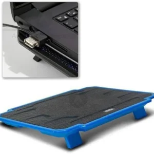 Suporte Cooler para Notebook Oberon OR-9012 – Superfície de Metal, Ajuste de Altura, Ventoinha 140mm, até 17” (USB)