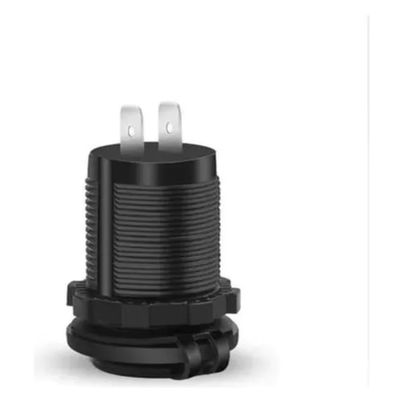 Tomada Soquete USB 12V/24V para Carro, Moto, Barco - Saída 5V com 2 Portas USB (1A e 2.1A) - Imagem 2