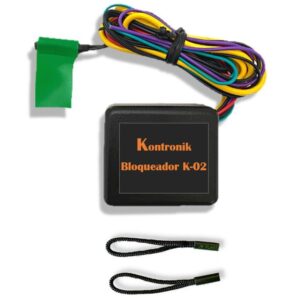 Bloqueador K-02 Anti Furto Kontronik 12V com Chaveiro Magnético Carro, Moto e Caminhão até 20A