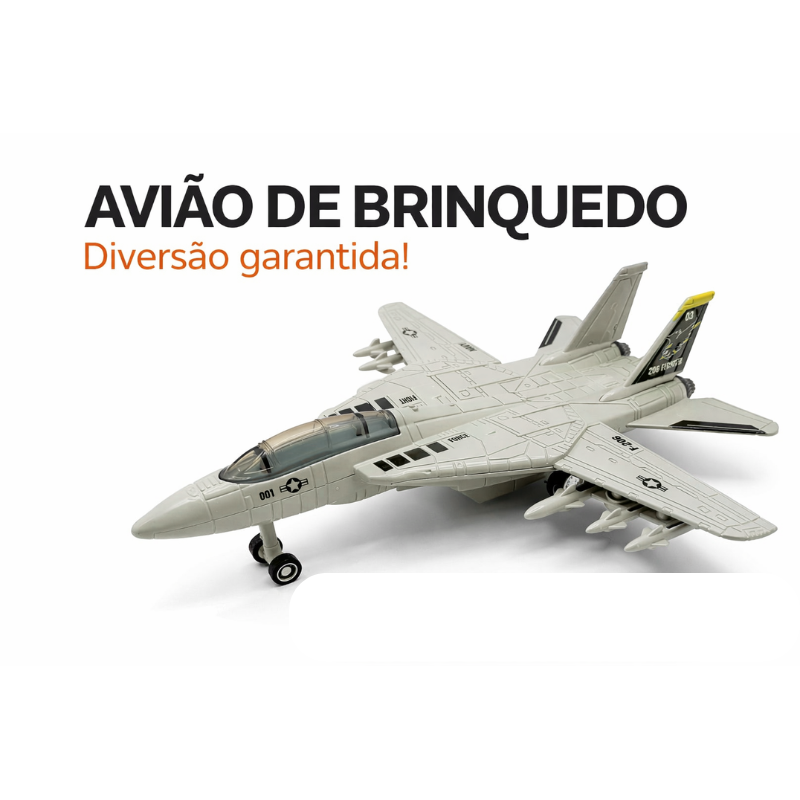 Avião de Metal Colecionável Fighter Series 19 cm Envio Imediato Die-Cast