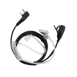 Fone PTT p/ Rádio Ht Baofeng Kenwood Tubo Acústico 2 Pinos