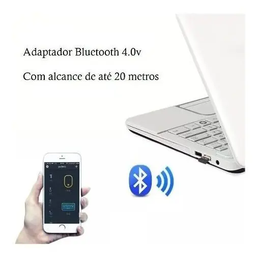 Adaptador Usb Bluetooth 4.0 Csr Dongle Para Pc Notebook 20m - Imagem 4